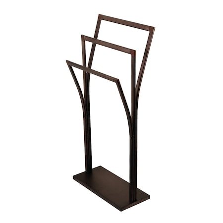 Kingston Brass SCC3305 Edenscape Pedestal Y-Style Towel Rack, Oil Rubbed Bronze SCC3305